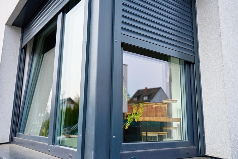 Roller shutter commercial space